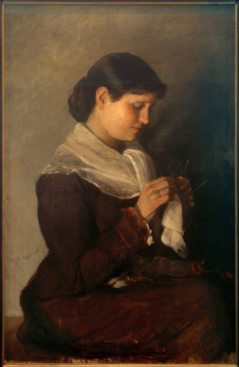Ritratto di Vera Repin da Marianne von Werefkin