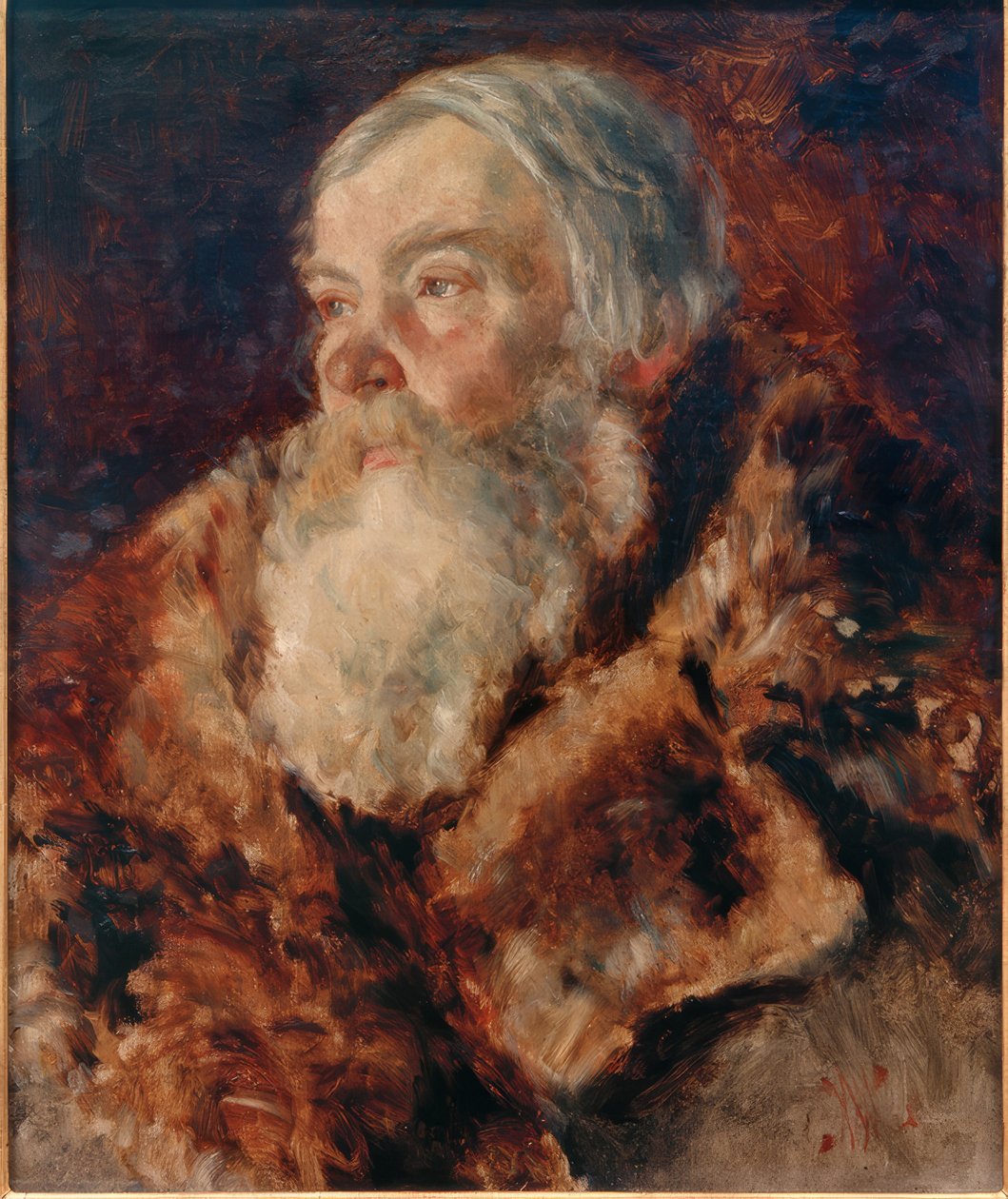 Uomo in pelliccia da Marianne von Werefkin