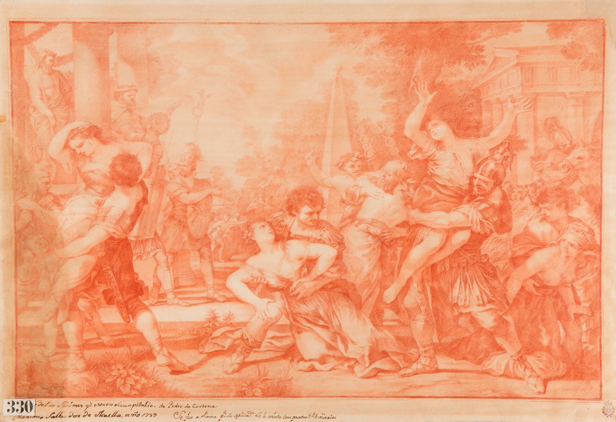 Il ratto delle Sabine da Mariano Salvador Maella