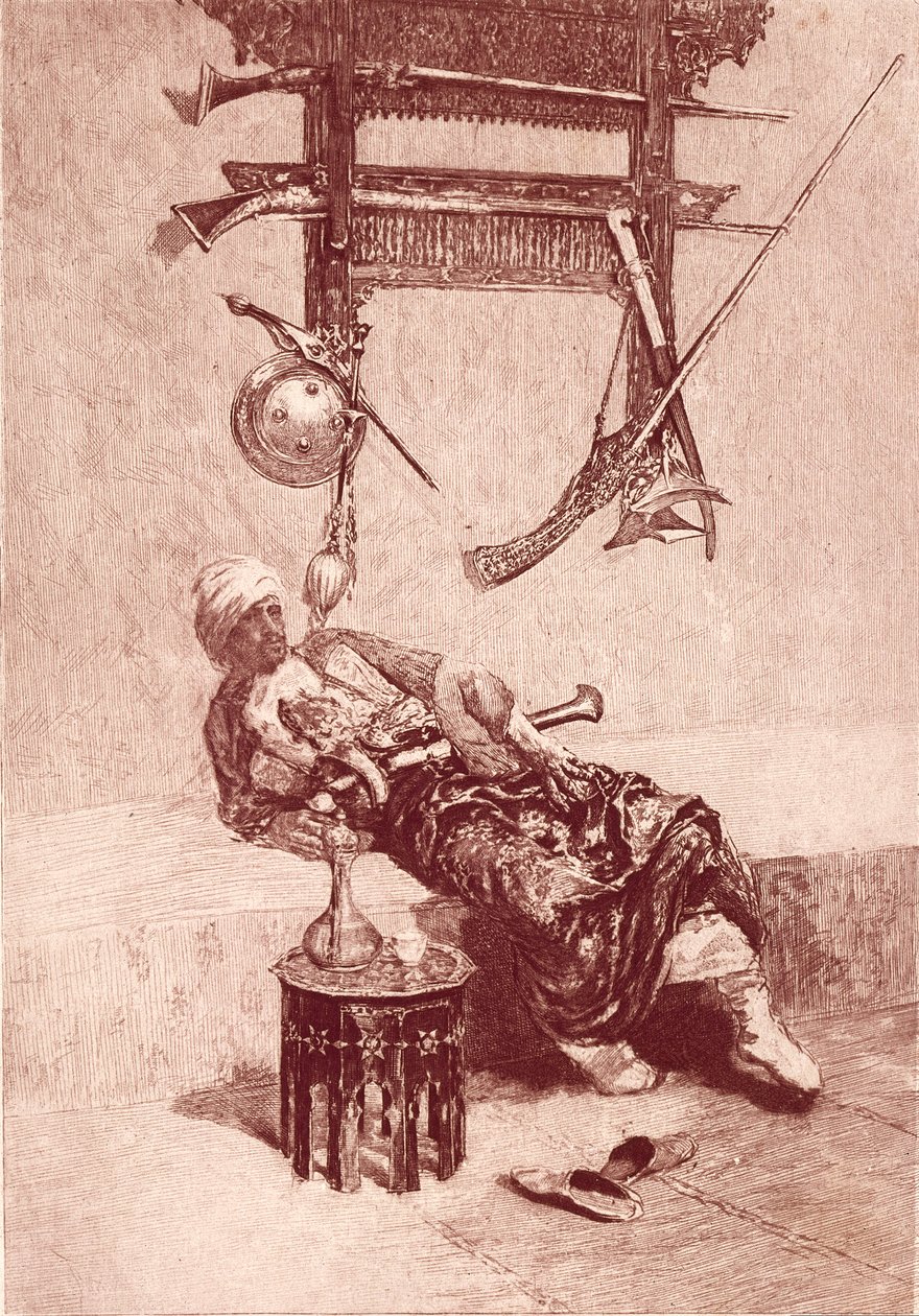 Moro di Tangeri (incisione) da Mariano (after) Fortuny