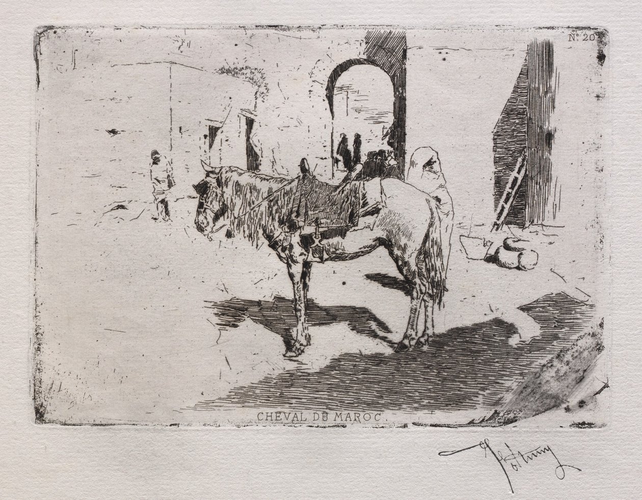 Cavallo del Marocco da Mariano Fortuny y Carbó
