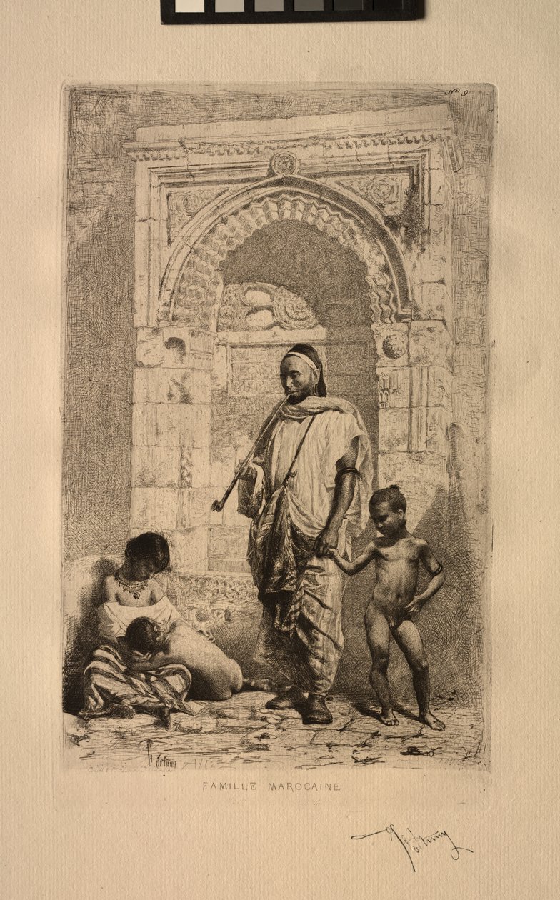 Famiglia marocchina, 1862 da Mariano José María Bernardo Fortuny y Carbó