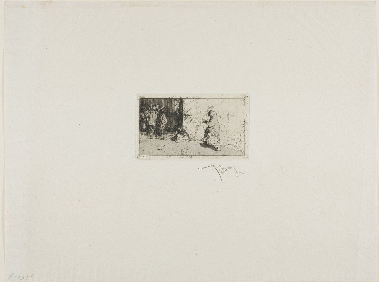 Una strada di Siviglia da Mariano Fortuny y Marsal