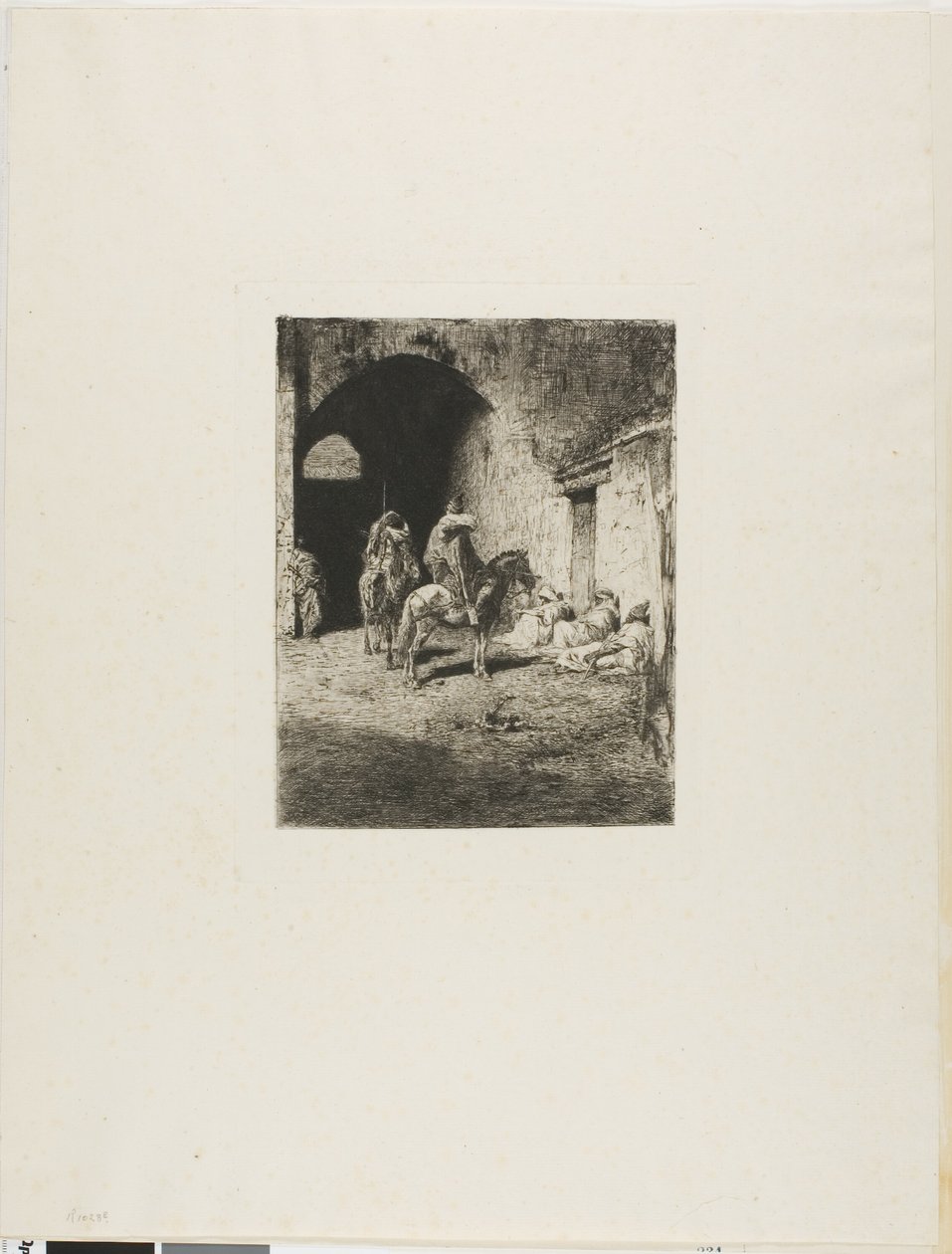 Guardia della Casbah a Tetuan da Mariano Fortuny y Marsal