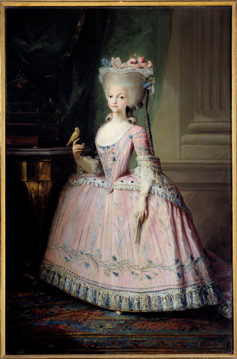 Ritratto a figura intera di Carlota Joaquina (1775-1830) Infanta di Spagna e Regina del Portogallo Dipinto di Mariano Maella (1739-1819) XVIII secolo da Mariano Salvador de Maella