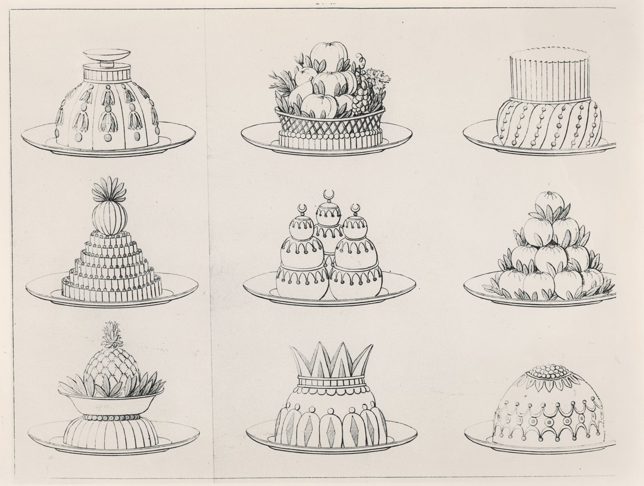 Disegni di Antoine Careme da Marie Antoine Careme