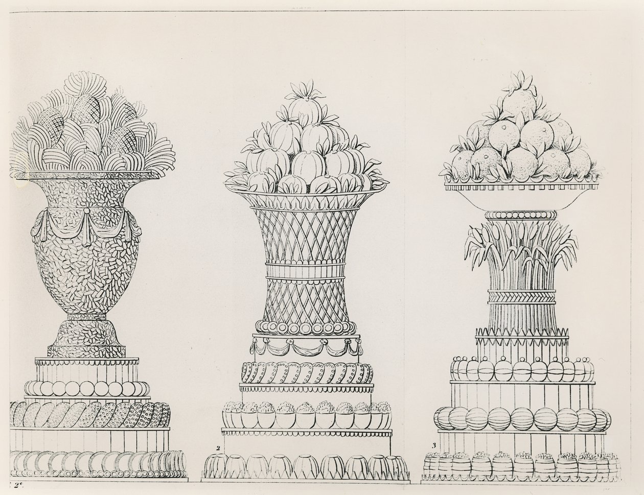 Disegni di Antoine Careme da Marie Antoine Careme
