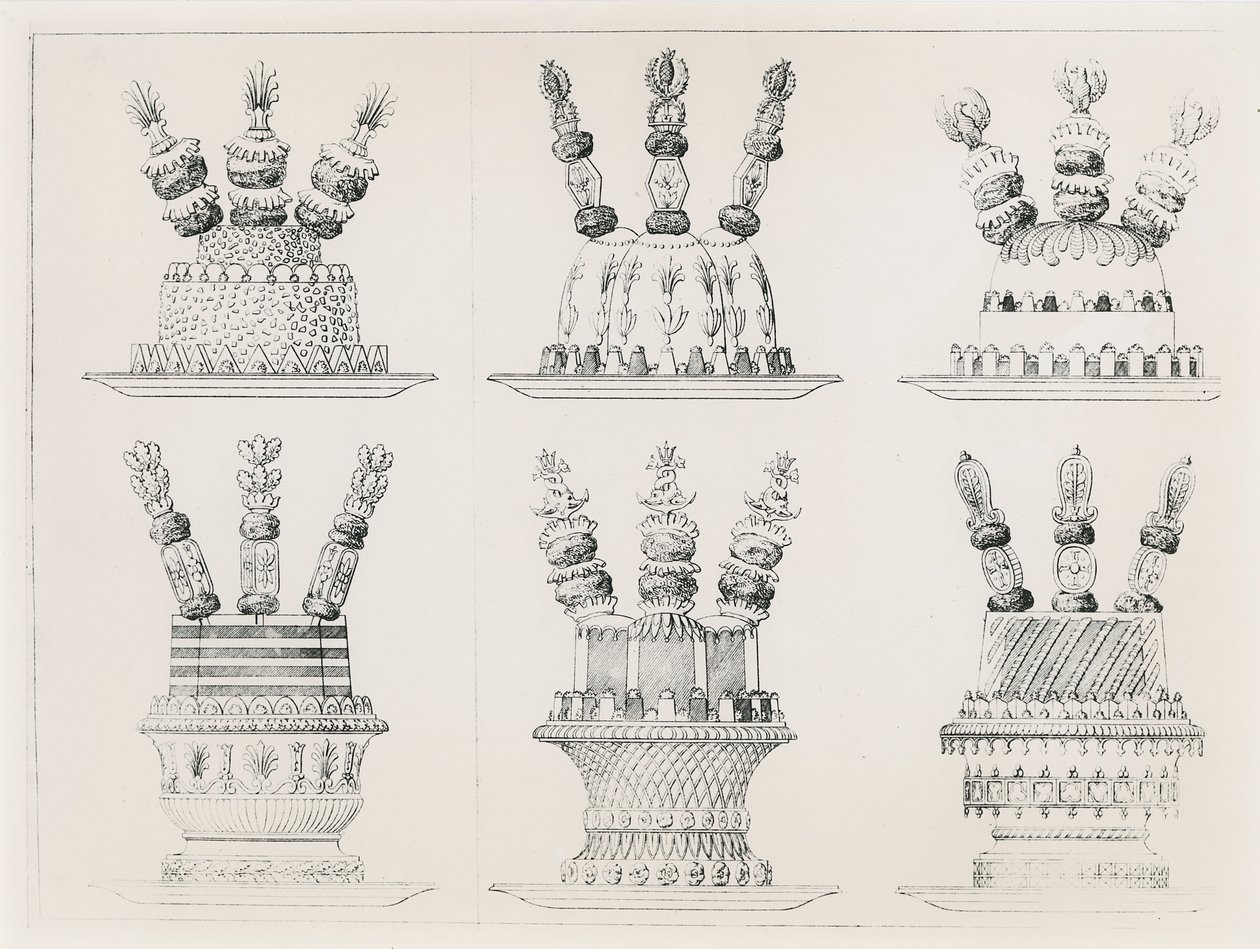 Disegni di Antoine Careme da Marie Antoine Careme