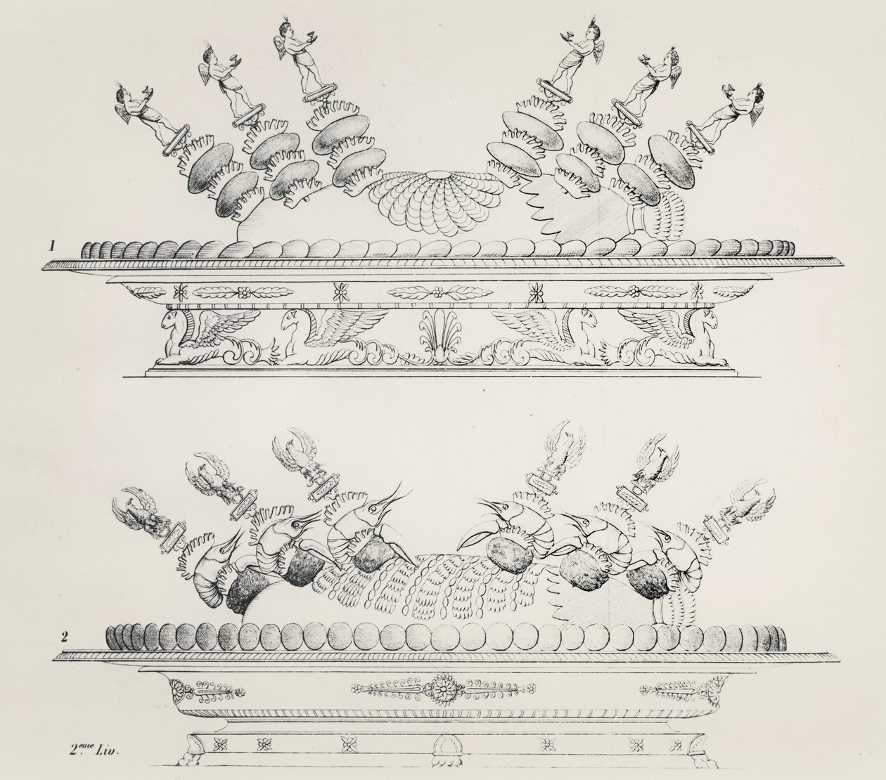 Design alimentari di Antonin Carême da Marie Antoine Careme