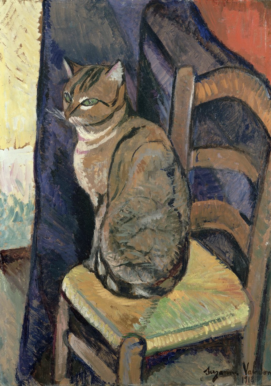 Studio di un Gatto, 1918 da Marie Clementine (Suzanne) Valadon