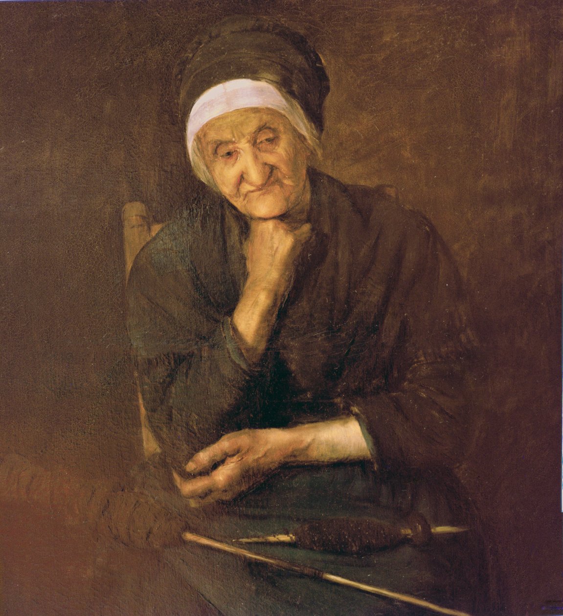 Vecchia donna di Aulus (Ariege) (dettaglio) da Marie Petiet