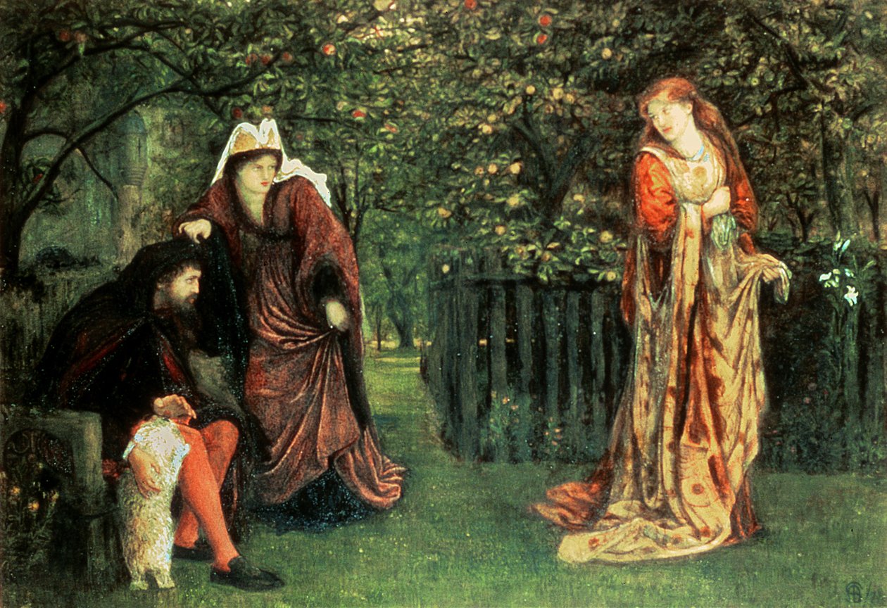Sir Tristram e La Belle Iseult da Marie Spartali Stillman