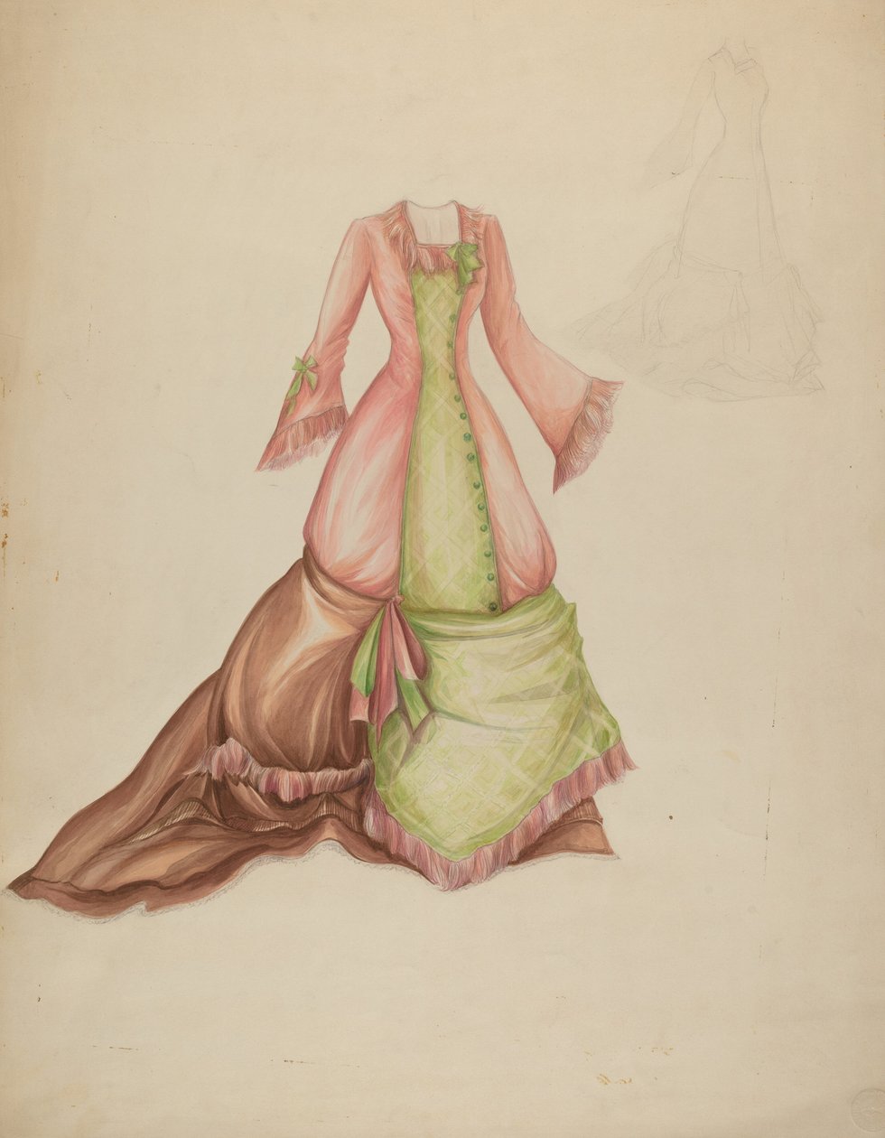Abito, c. 1942 da Marie Alain