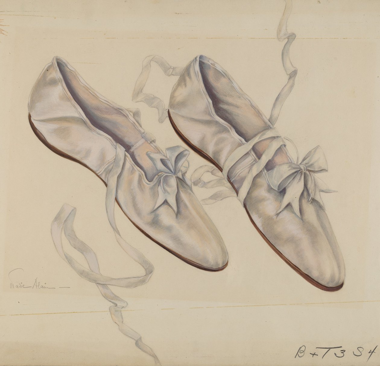 Pantofole da passeggio, c. 1936 da Marie Alain