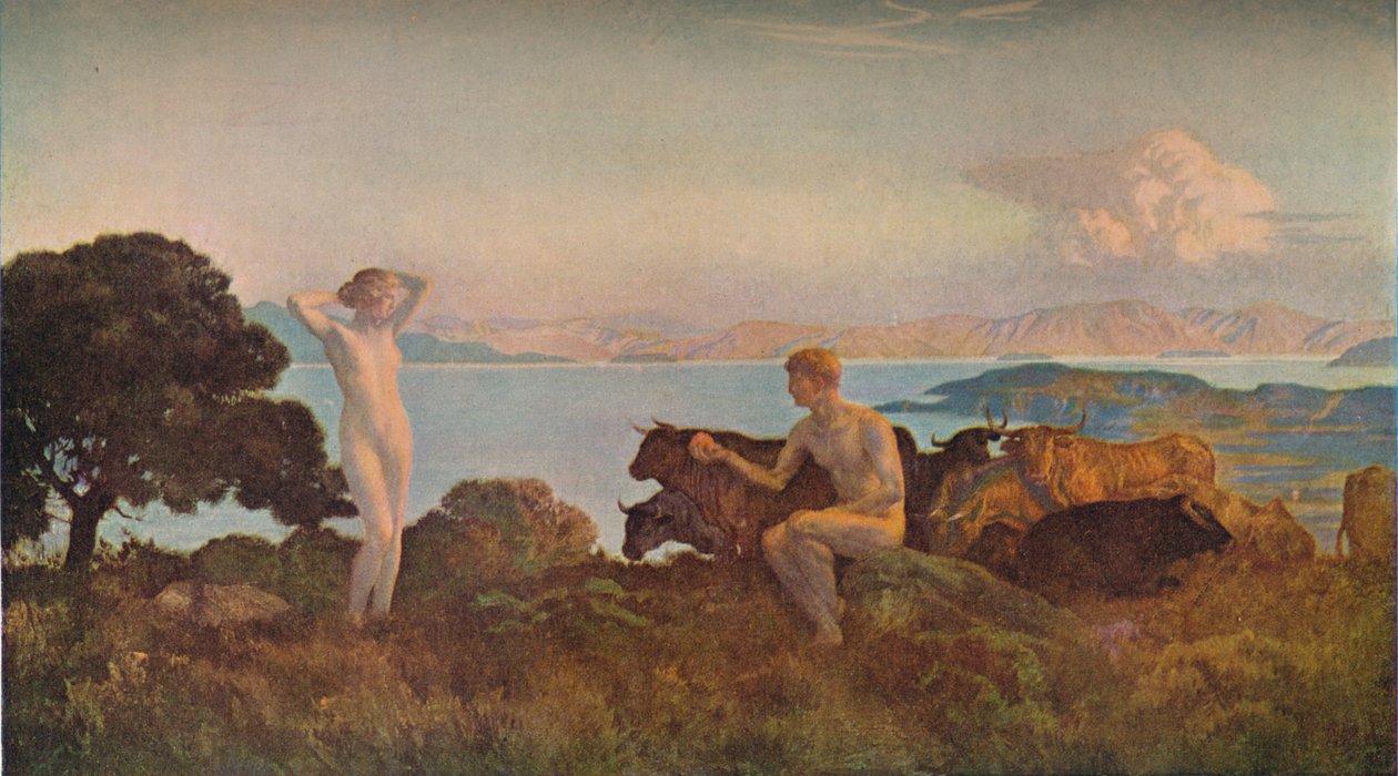 Il giudizio di Paride da Marie Auguste Emile Rene Menard