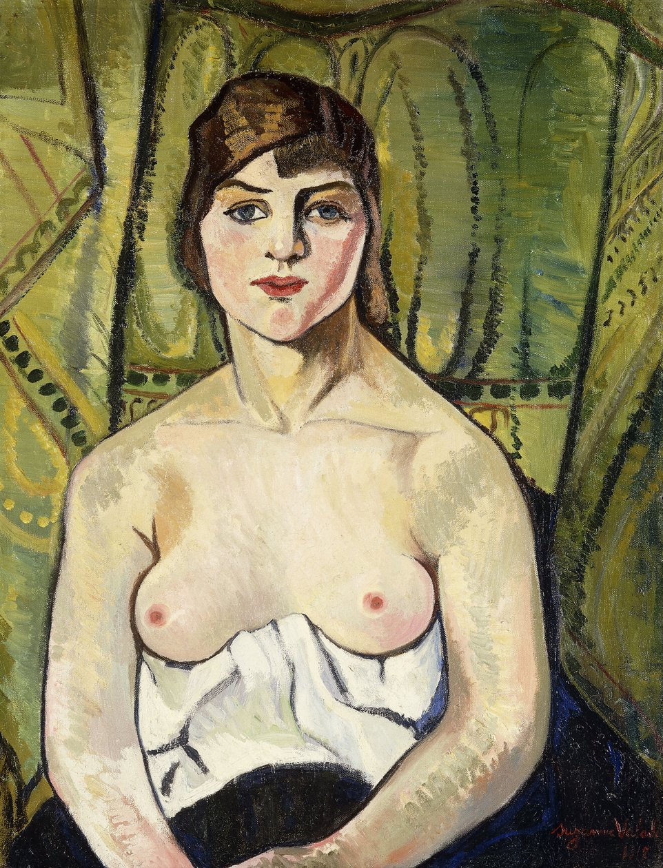 Donna con seni nudi da Marie Clementine Valadon