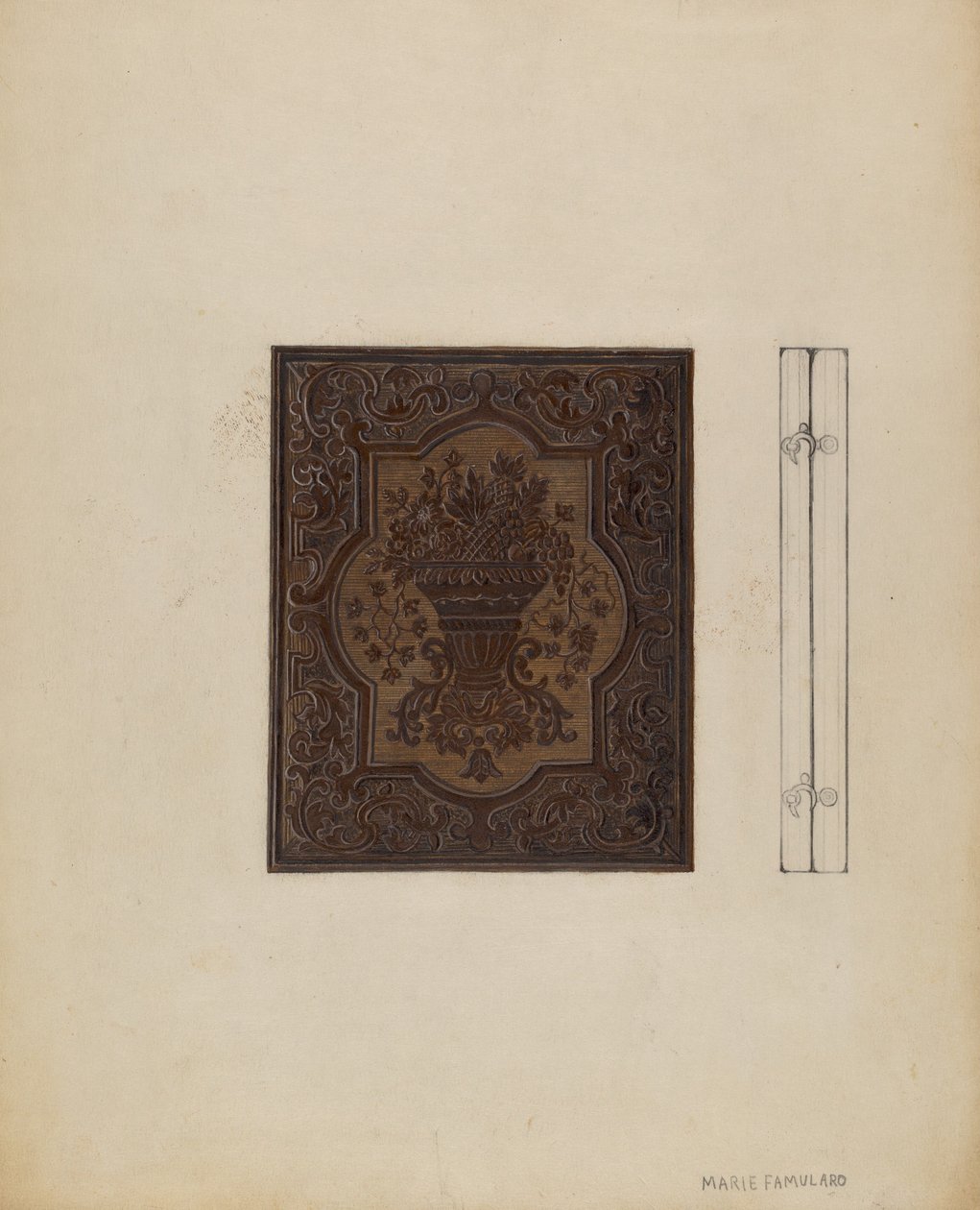 Custodia per ritratto da Marie Famularo