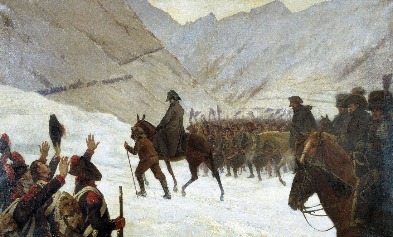 Il passaggio del Gran San Bernardo, 20 maggio da Marie Felix Edmond de Boislecomte