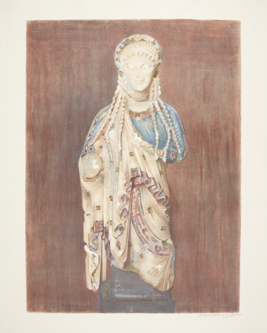 Kore greca arcaica (Atene) da Marie Henriques