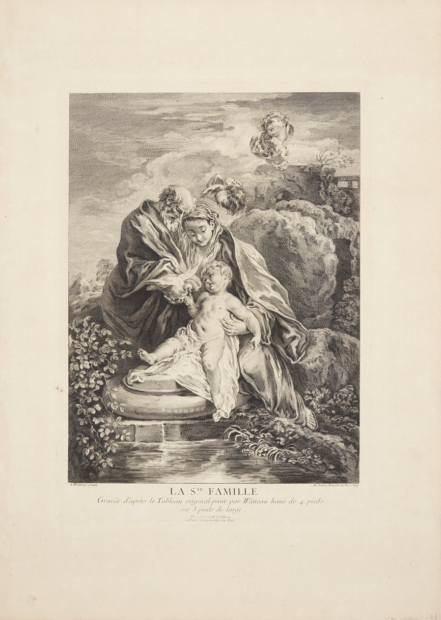 La Sacra Famiglia da Marie Jeanne Renard Dubos