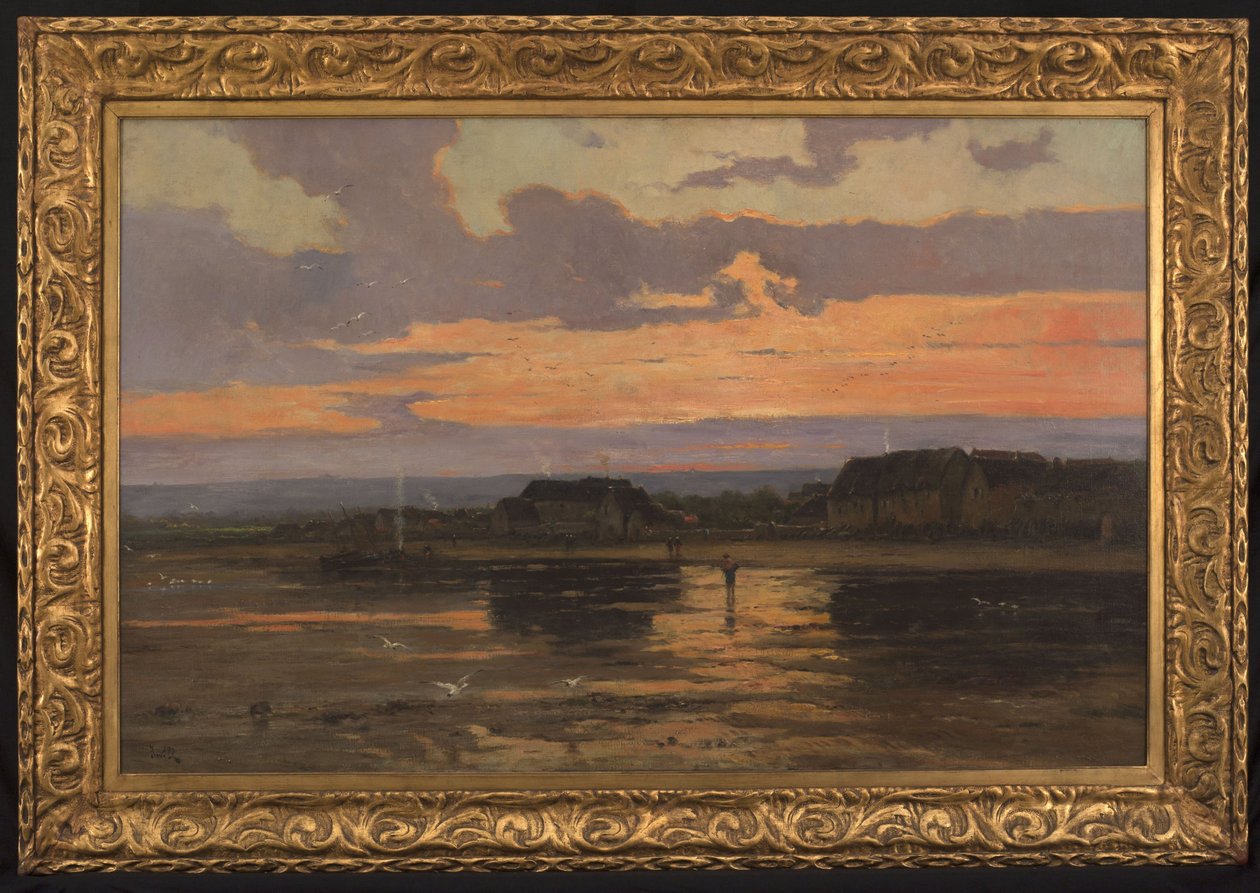 Solitudine nella sera: Morsalines (Manche), ca. 1887 da Marie Joseph Leon Clavel Iwill