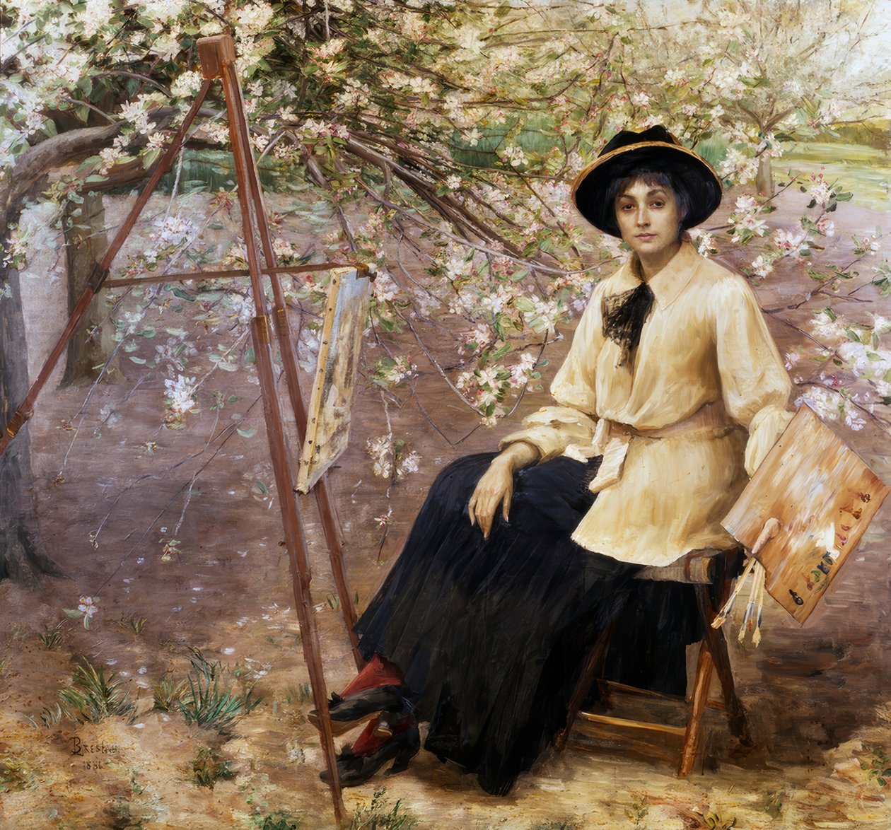 Signora Julie Feurgard da Marie Louise Catherine Breslau