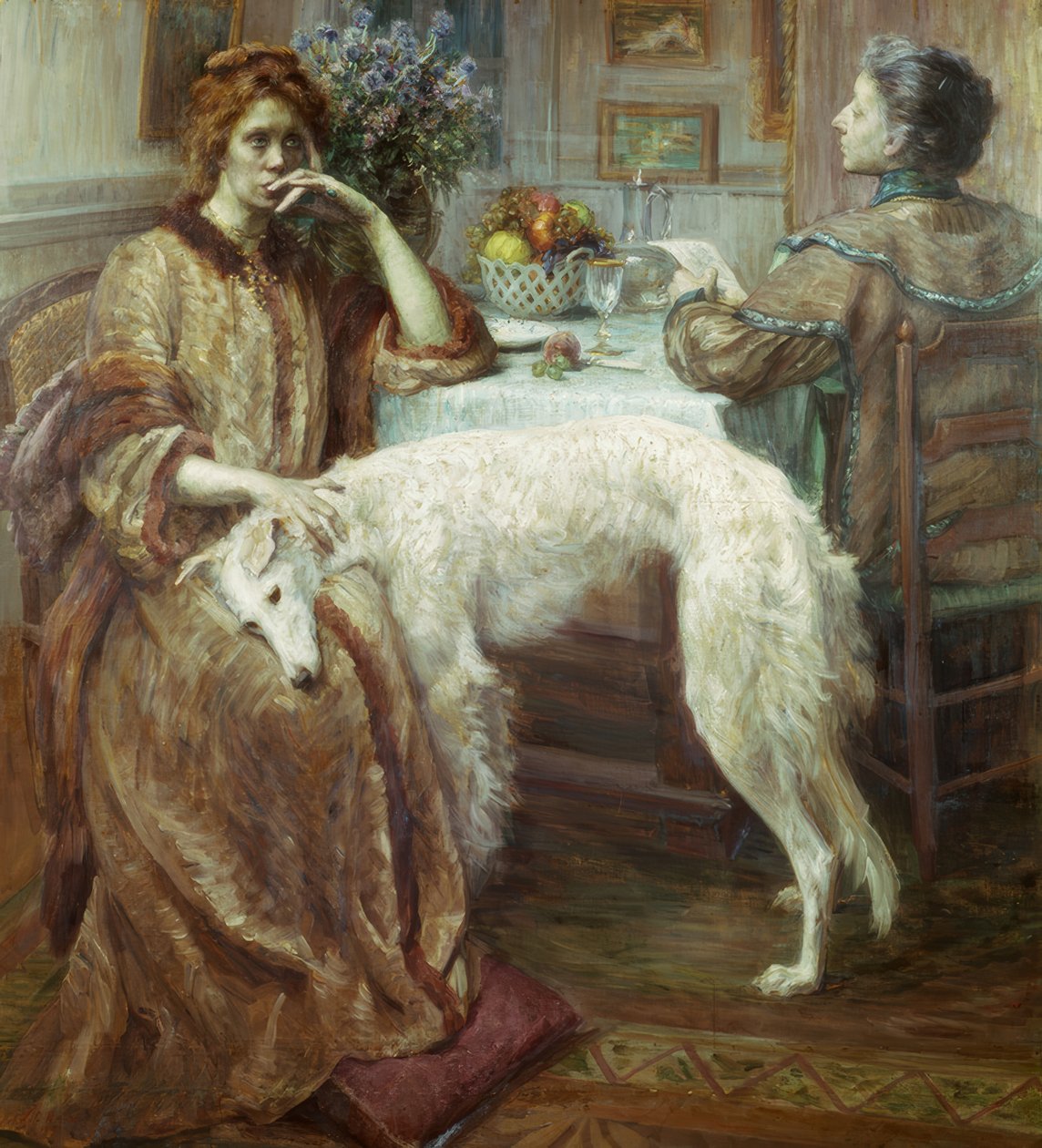 Dal vivo, pensieroso da Marie Louise Catherine Breslau