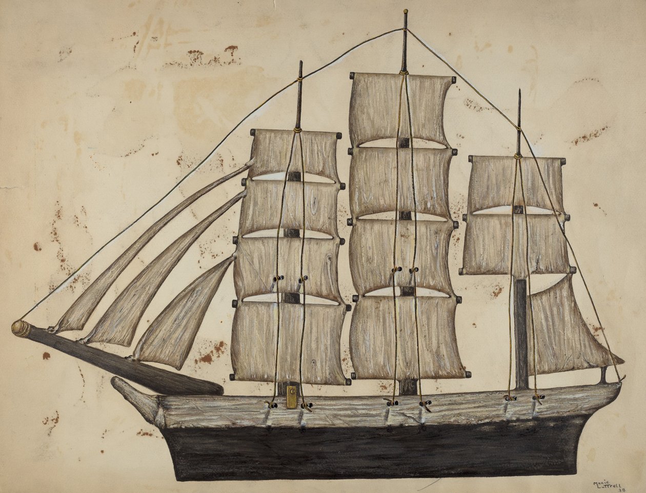 Nave tedesca della Pennsylvania, 1938 da Marie Lutrell