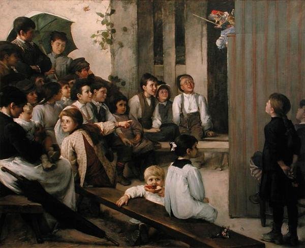 Guignol nel Villaggio da Marie Mrs Dujardin-Beaumetz Petiet