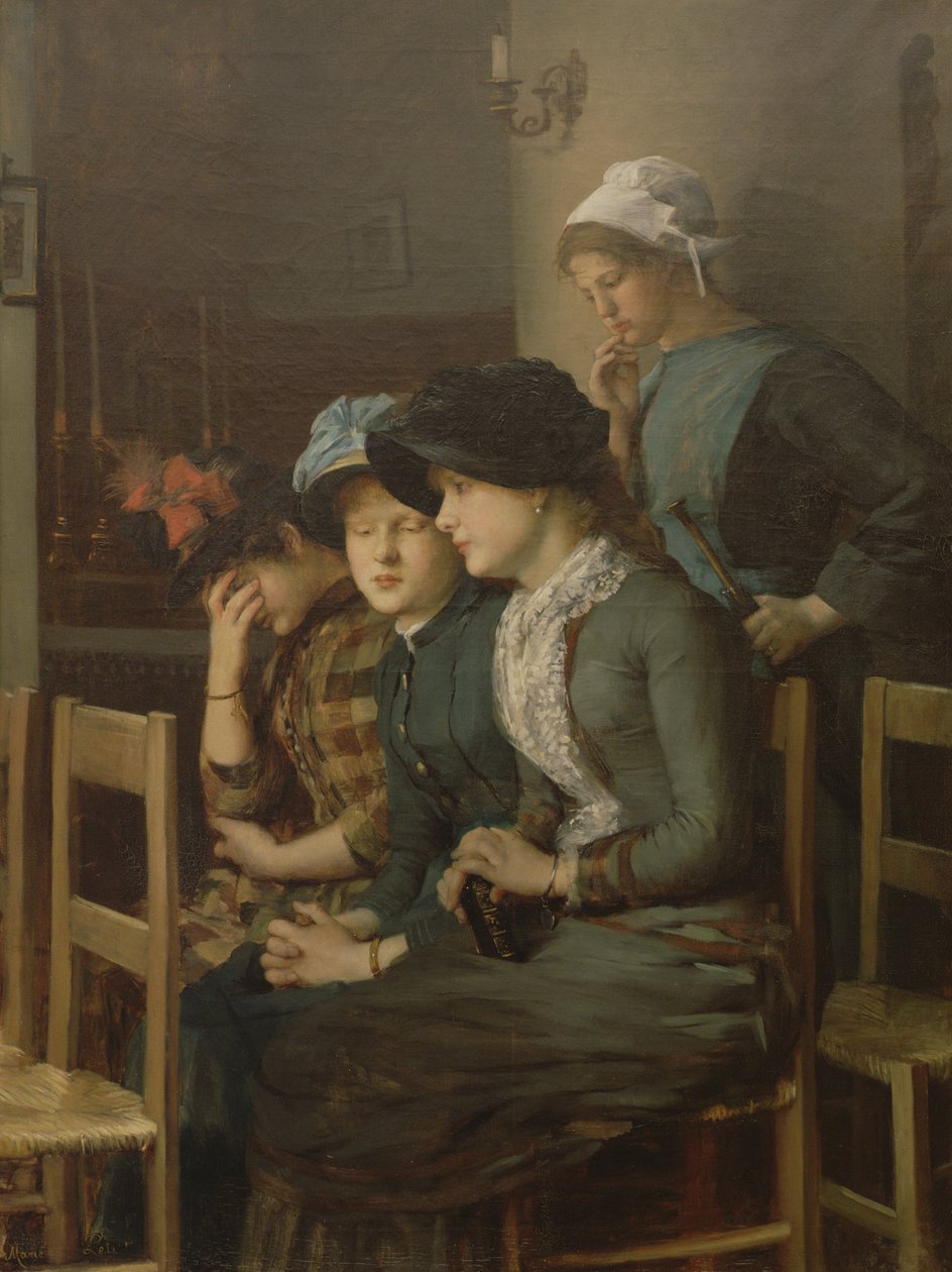 Ragazza giovane con oche da Marie Mrs Dujardin Beaumetz Petiet