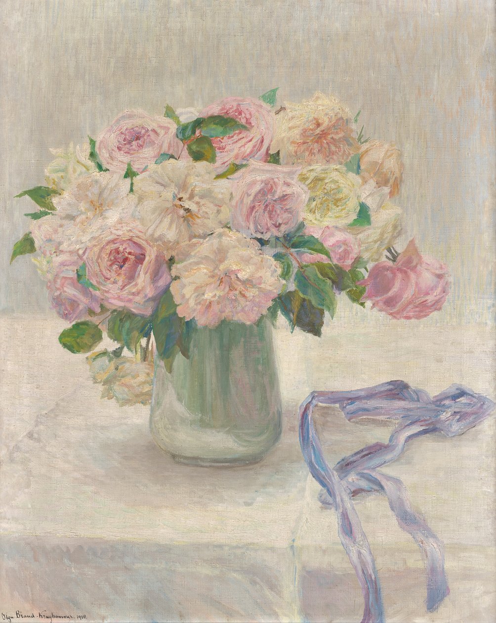 Rose pallide da Marie Olga Brand Krieghammer