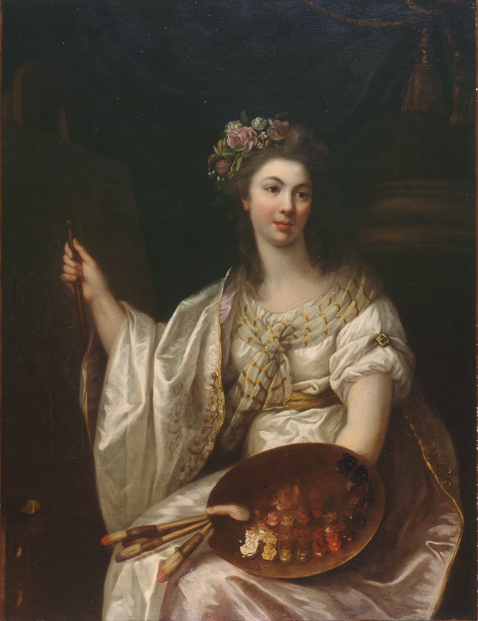Francese: Allégorie de la peinture Allegoria della pittura da Marie Victoire Lemoine