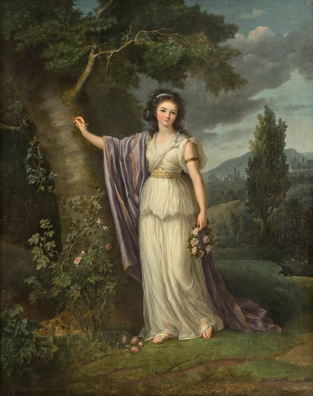 Ritratto di Mlle de Genlis da Marie Victoire Lemoine
