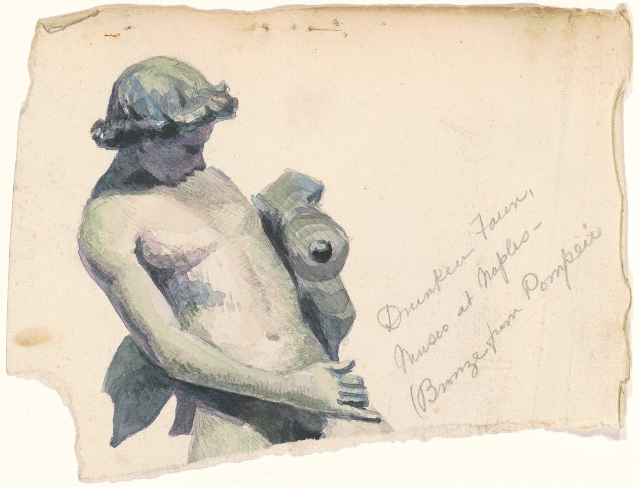 Fauno Ubriaco, Museo di Napoli da Marietta Minnigerode Andrews