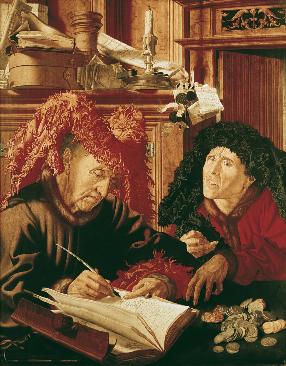 Due esattori delle tasse, c.1540 da Marinus van Roejmerswaelen