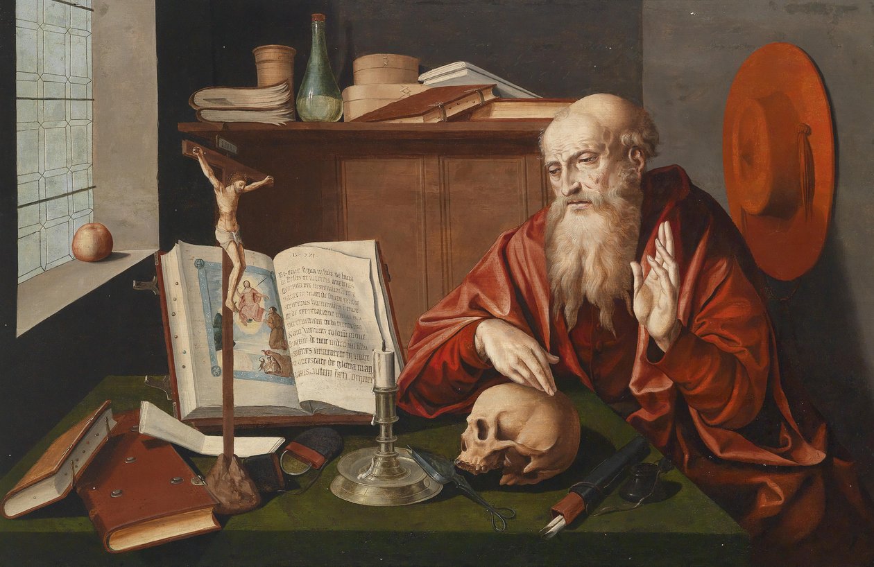 San Girolamo nel suo studio da Marinus van Roejmerswaelen