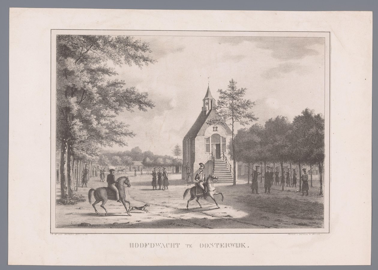 Veduta della guardia principale a Oosterwijk da Marinus Adrianus van Straten