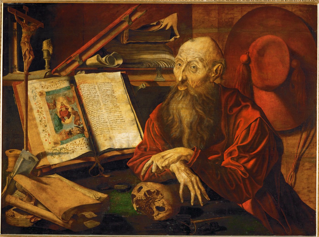 San Girolamo in meditazione (dipinto) da Marinus van Reymerswaele