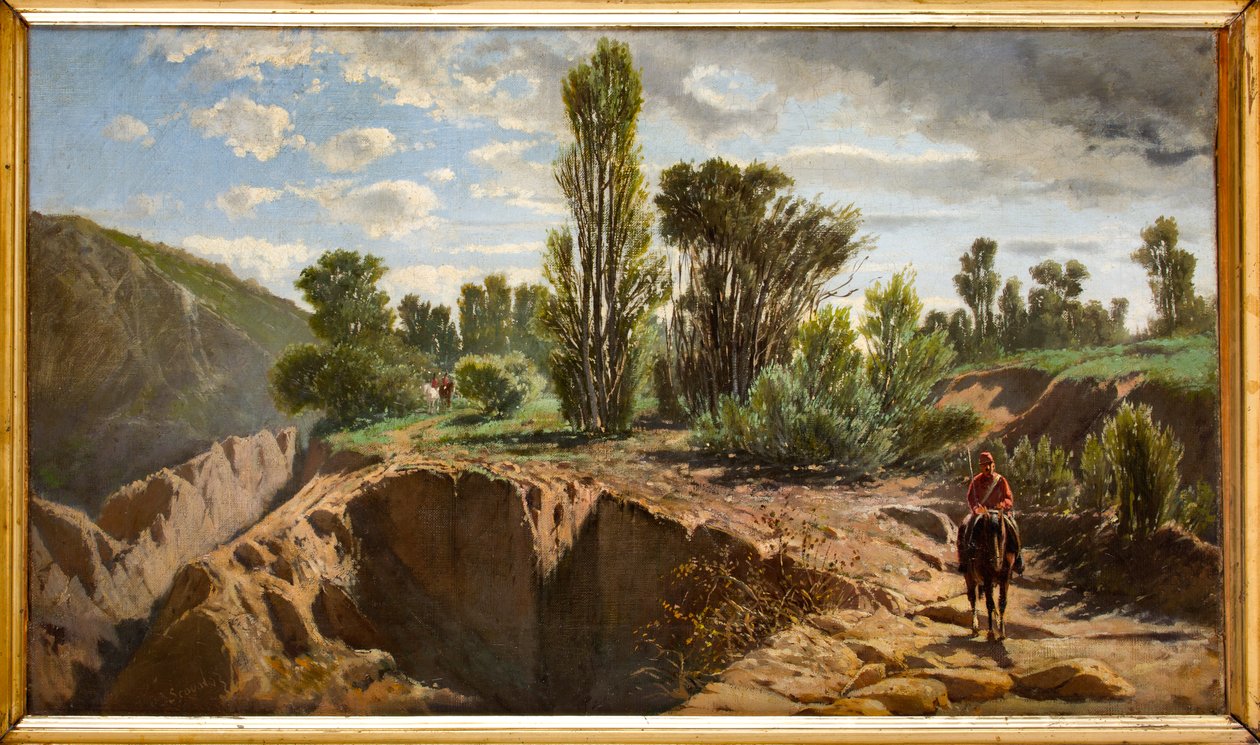Paesaggio con garibaldini a cavallo da Mario Di Scovolo