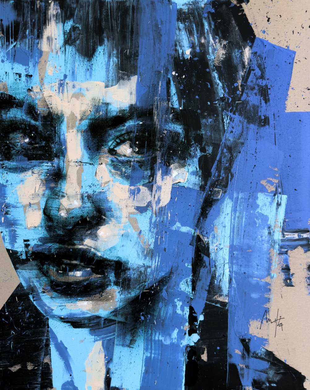 Somnium n. 2, Serie XIV, 2024 (acrilico e olio su tela rovesciata) da Mario Henrique