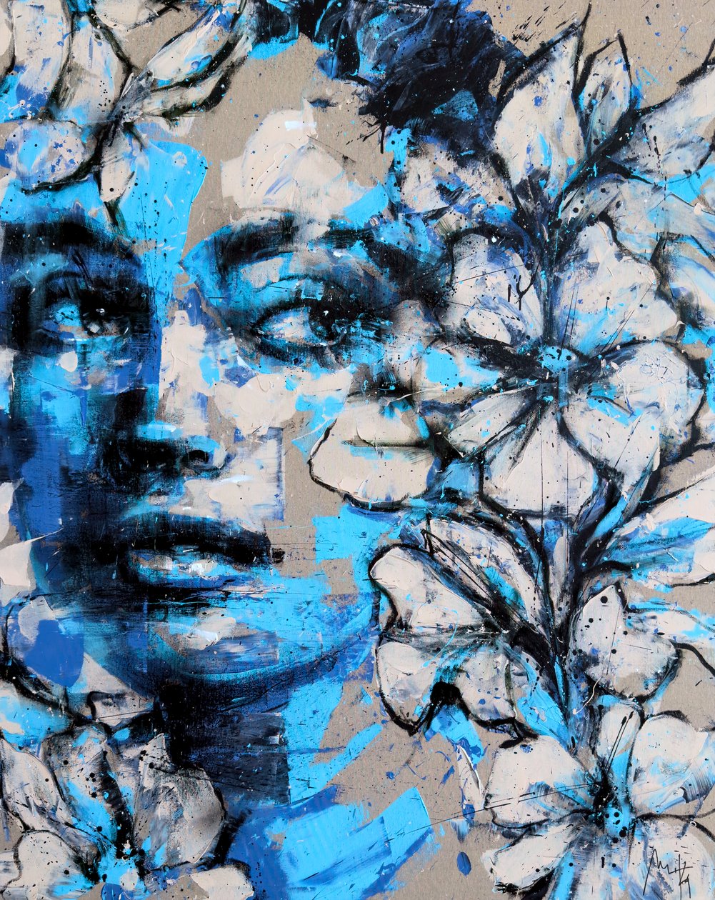Somnium n. 3, Serie XV, 2024 (acrilico e olio su tela rovesciata) da Mario Henrique