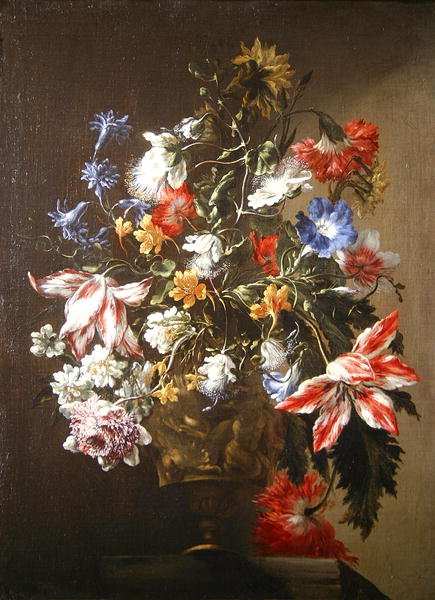 Natura morta di fiori in un vaso da Mario dei  Fiori