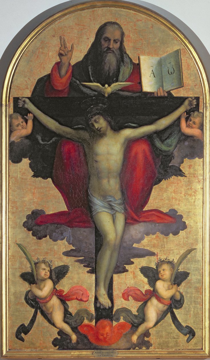 La Santissima Trinità da Mariotto Albertinelli