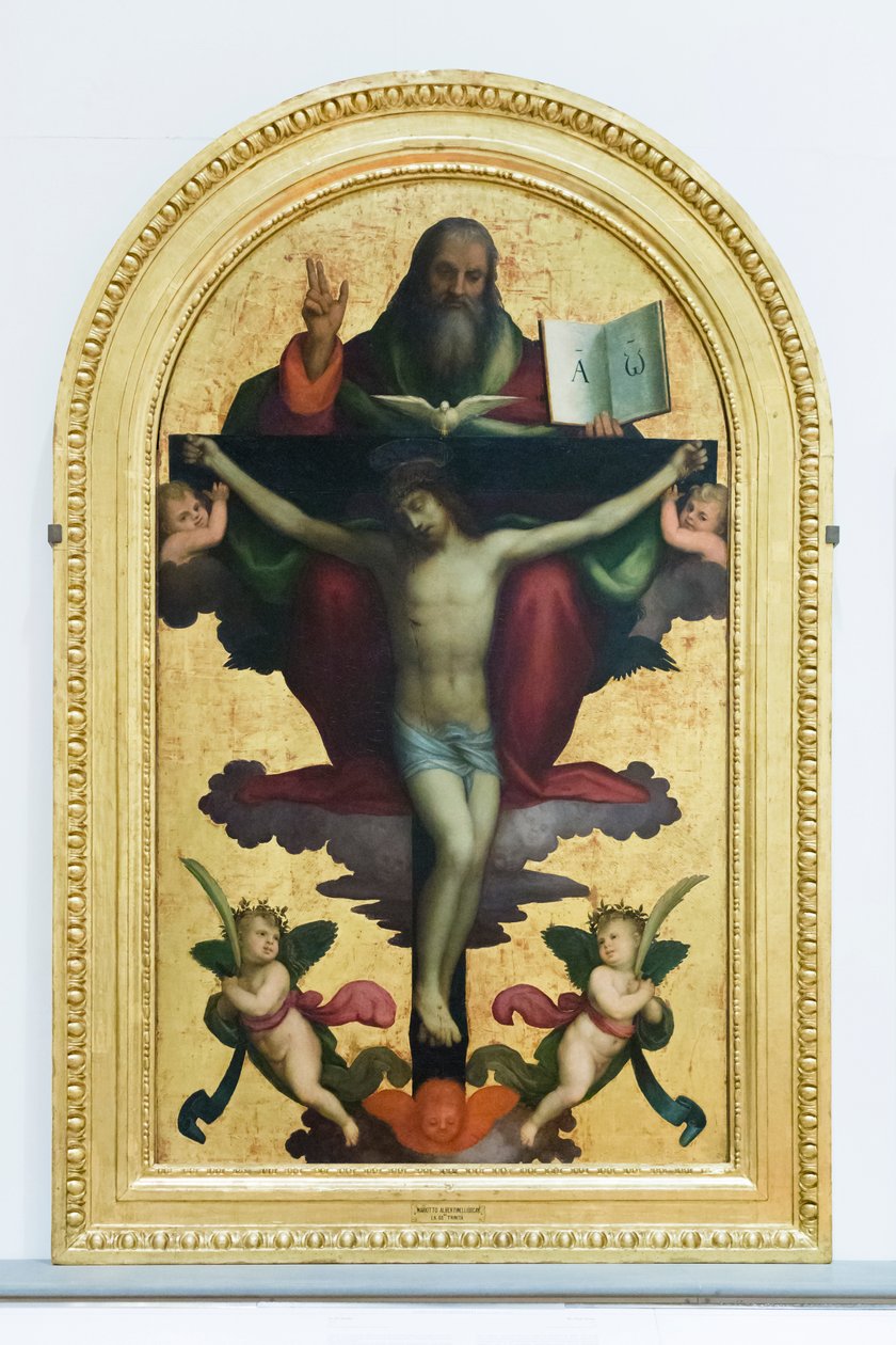 La Santissima Trinità da Mariotto Albertinelli