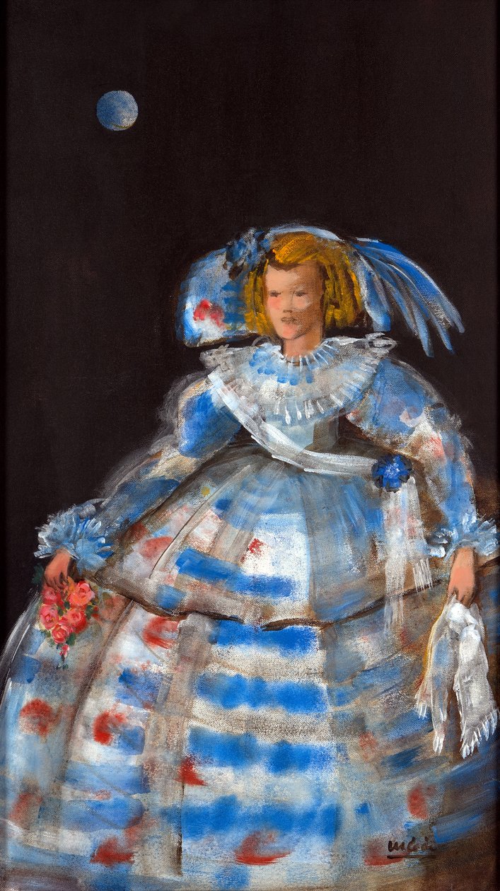 Menina con luna blu da Marisa Leon