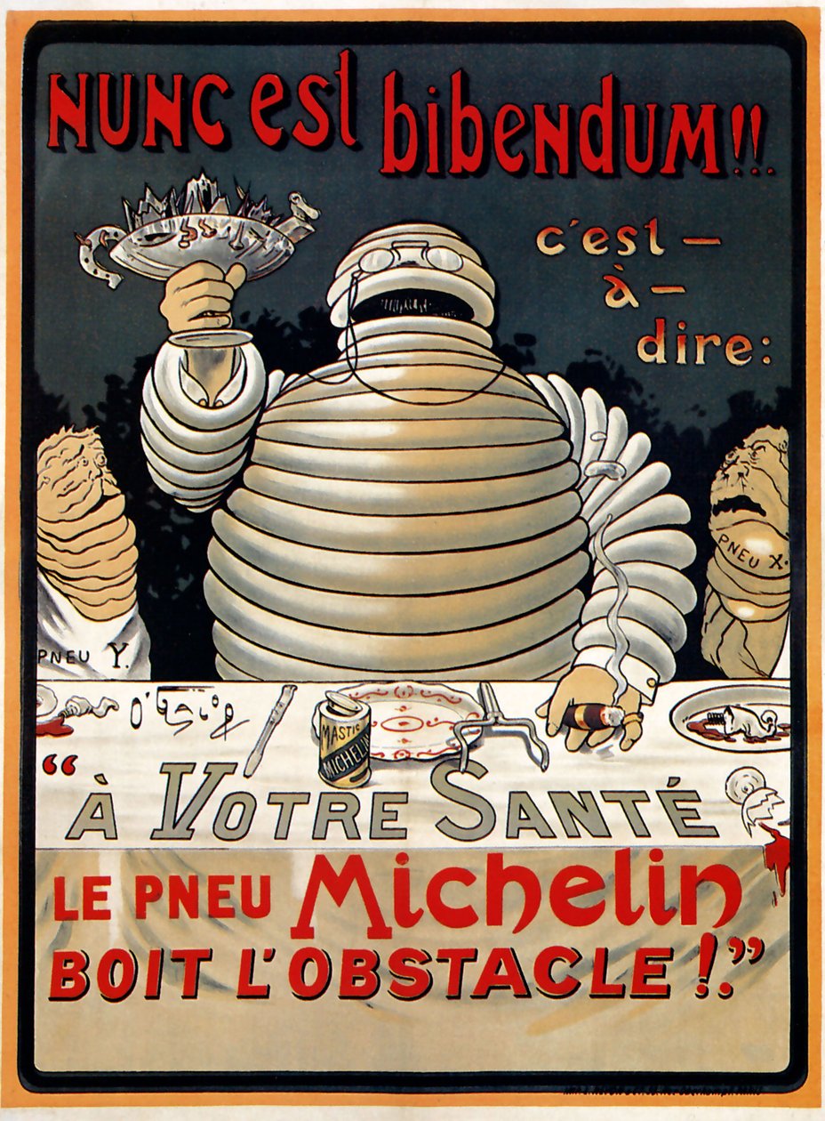 Nunc est Bibendum" Michelin da Marius (1867 1946) Rossillon