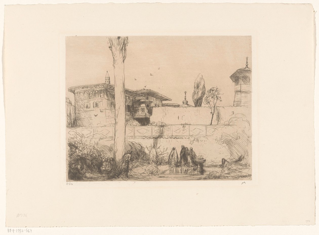 Palazzo Bachi-Seraï in Crimea da Marius Bauer (signed by artist)