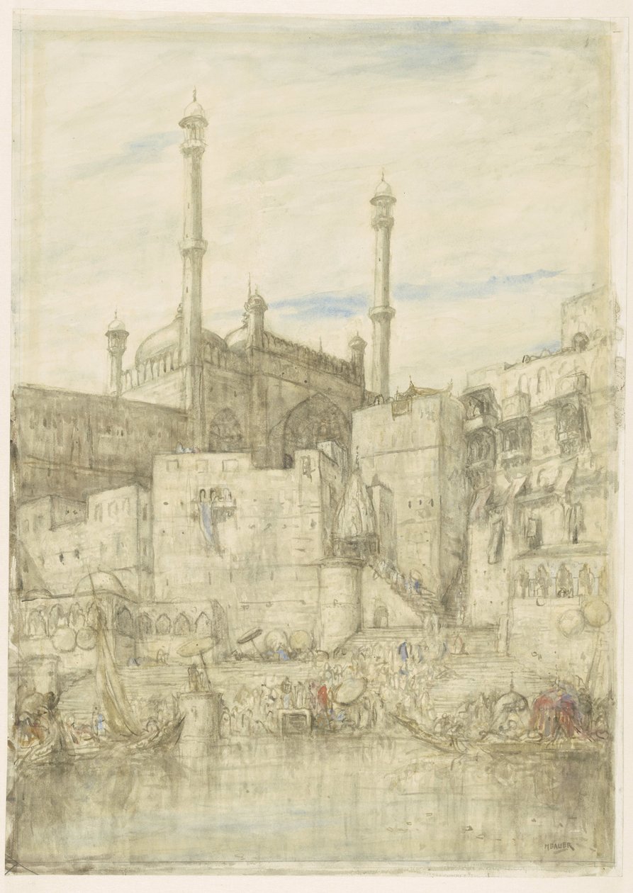 Sulle rive del Gange, a Benares da Marius Bauer