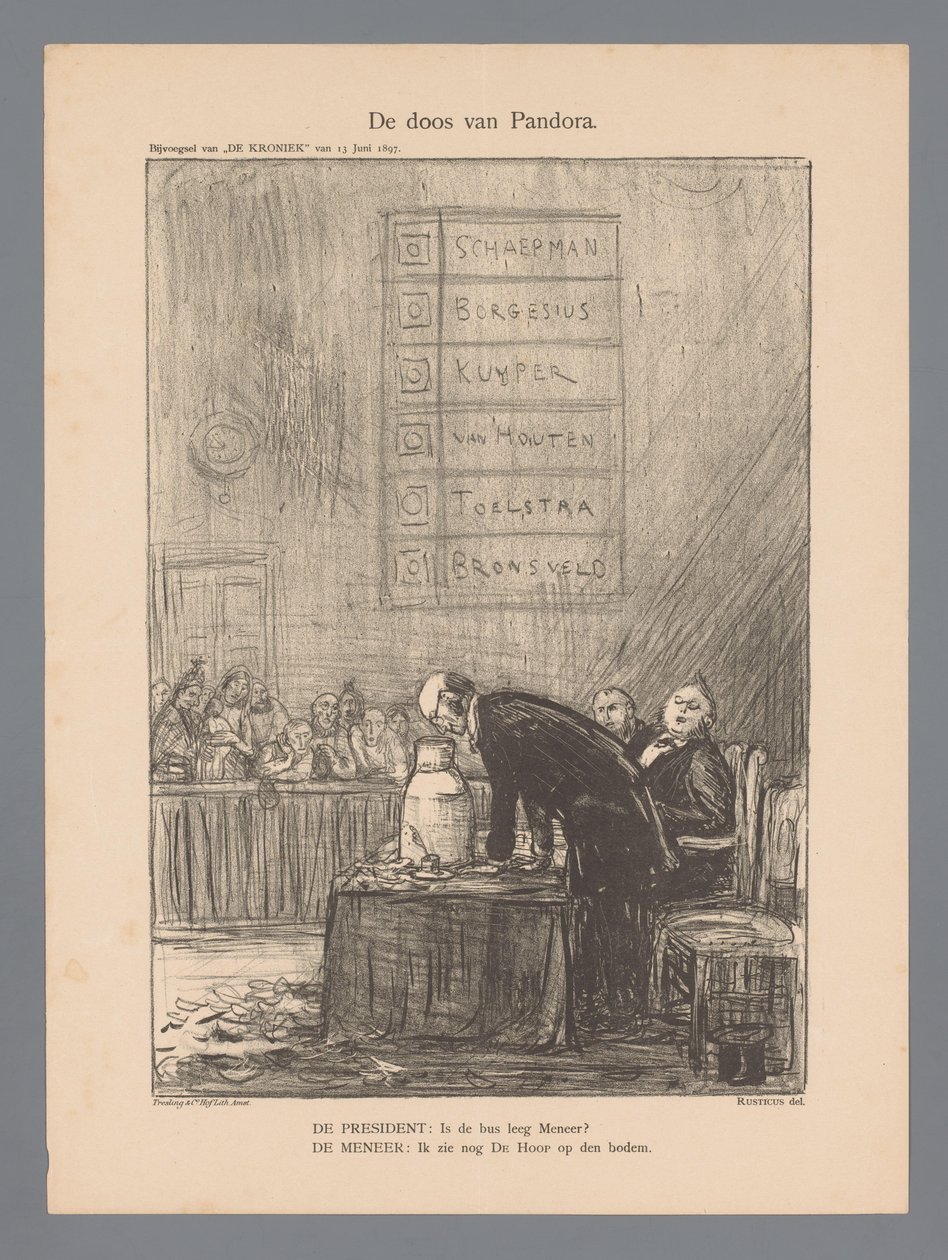 La scatola di Pandora da Marius Bauer