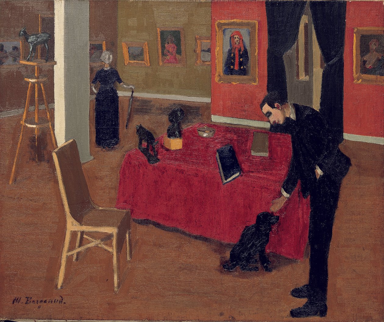 La Galerie Vallotton, 1914 da Marius Borgeaud